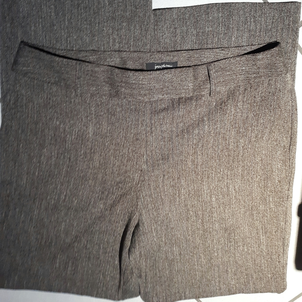 Josephine dress pants brown tweed